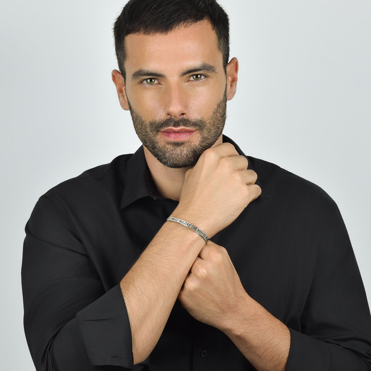 STEEL MEN'S BRACELET BROTHER THE BEST FRIEND YOU COULD HAVE