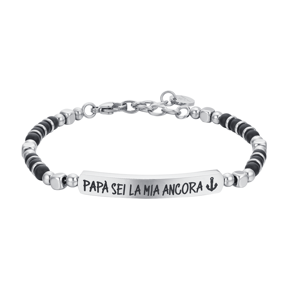 STEEL MEN'S BRACELET DADDY YOU ARE MY ANCHOR
