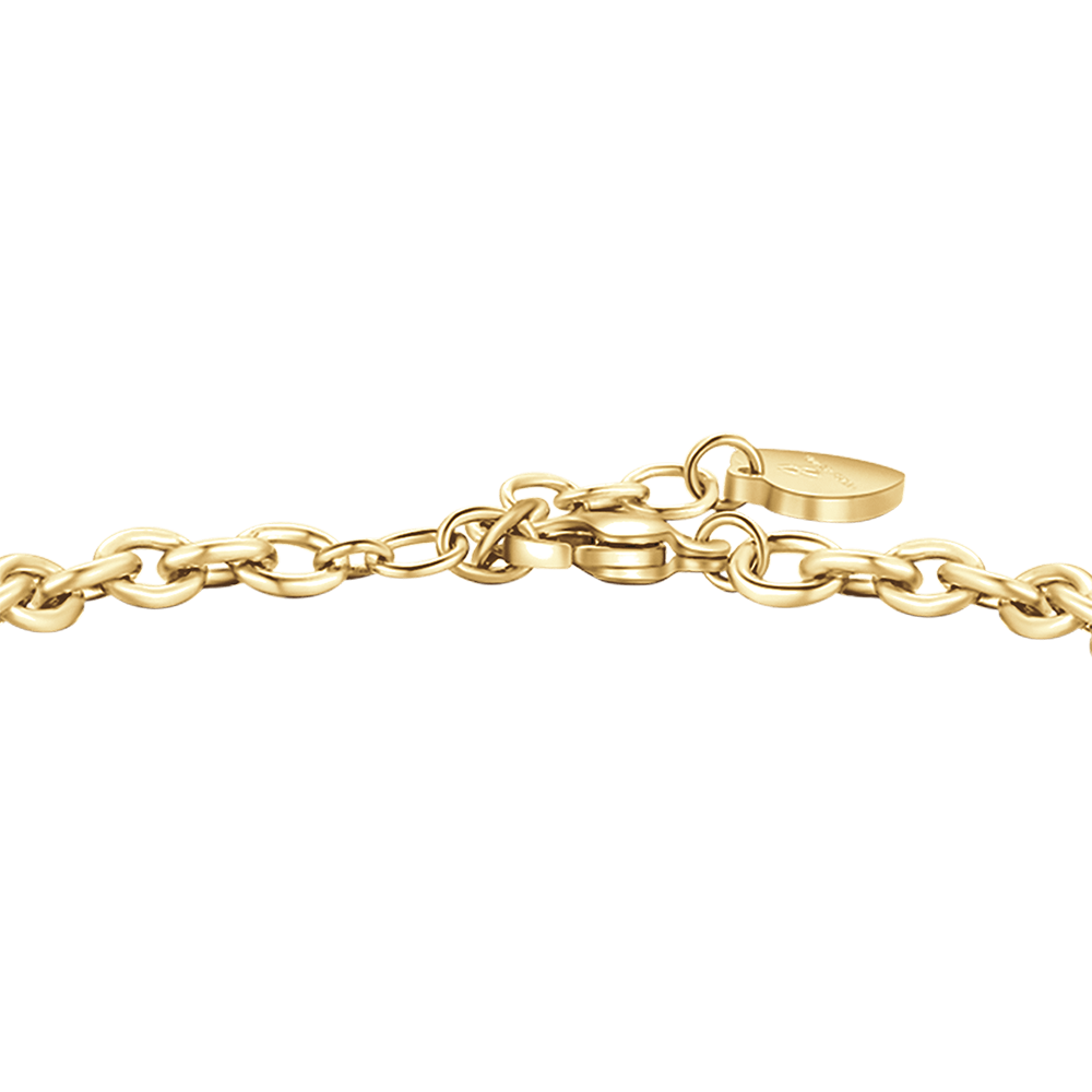 WOMEN'S GOLD STEEL BRACELET WITH STAR