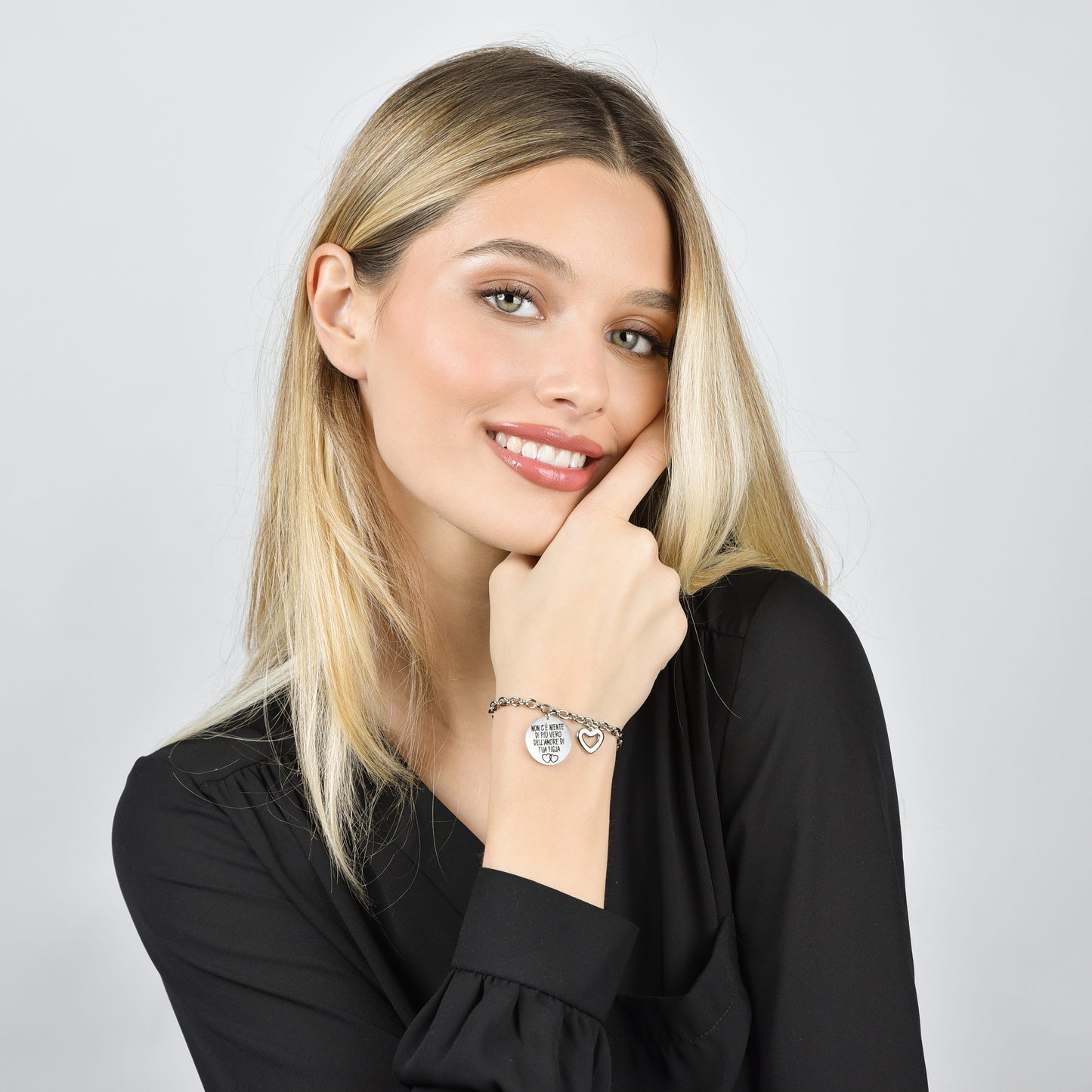 STEEL WOMAN'S BRACELET THERE IS NOTHING MORE TRUE THAN THE LOVE OF YOUR DAUGHTER.