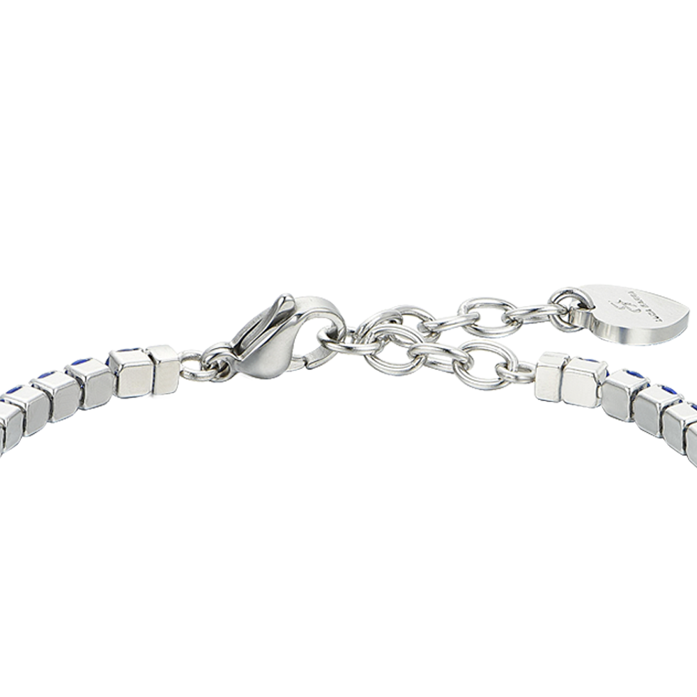 BLUE CRYSTALS WOMEN'S TENNIS BRACELET