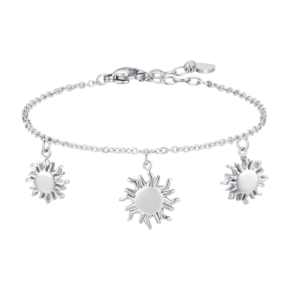 BRACCIALE DONNA IN ACCIAIO CON SOLE