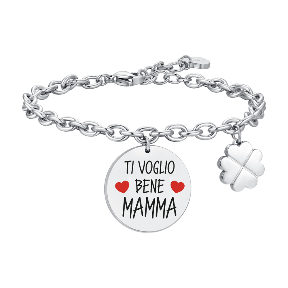 STEEL WOMEN'S BRACELET I LOVE YOU MOM