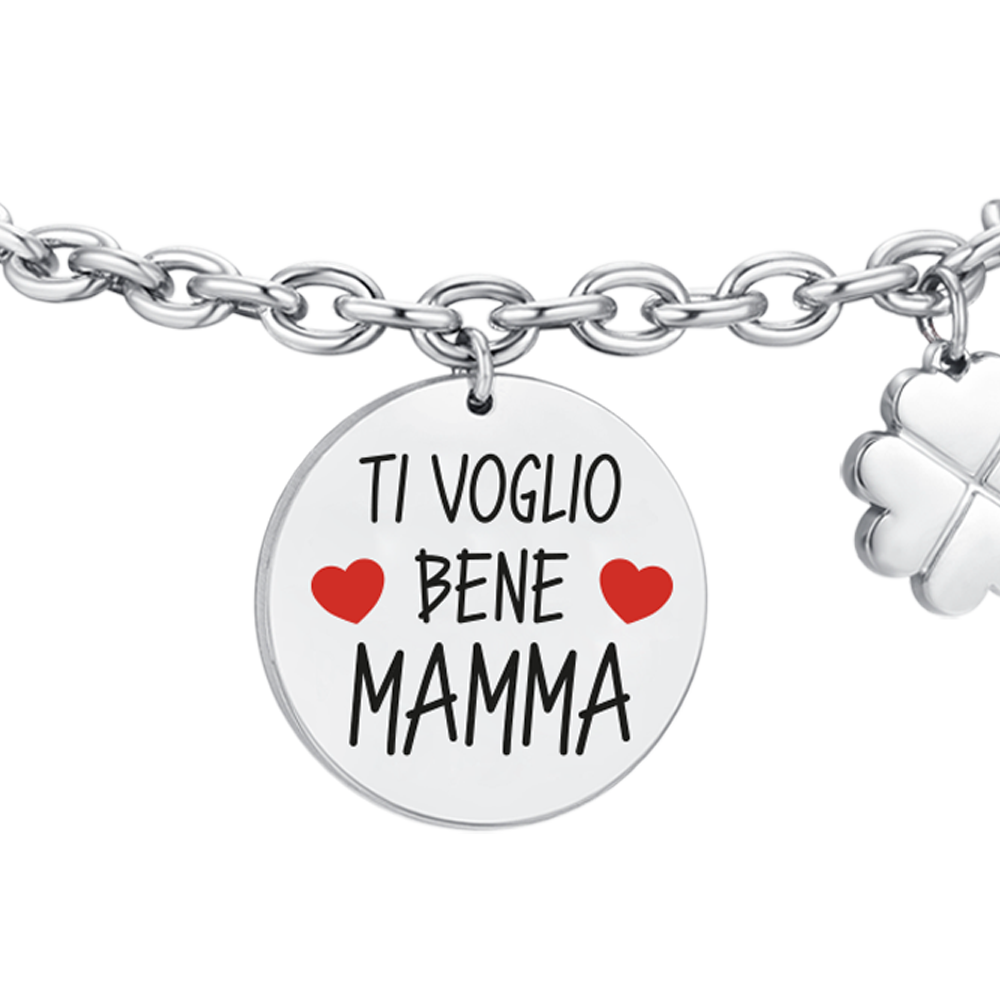 STEEL WOMEN'S BRACELET I LOVE YOU MOM