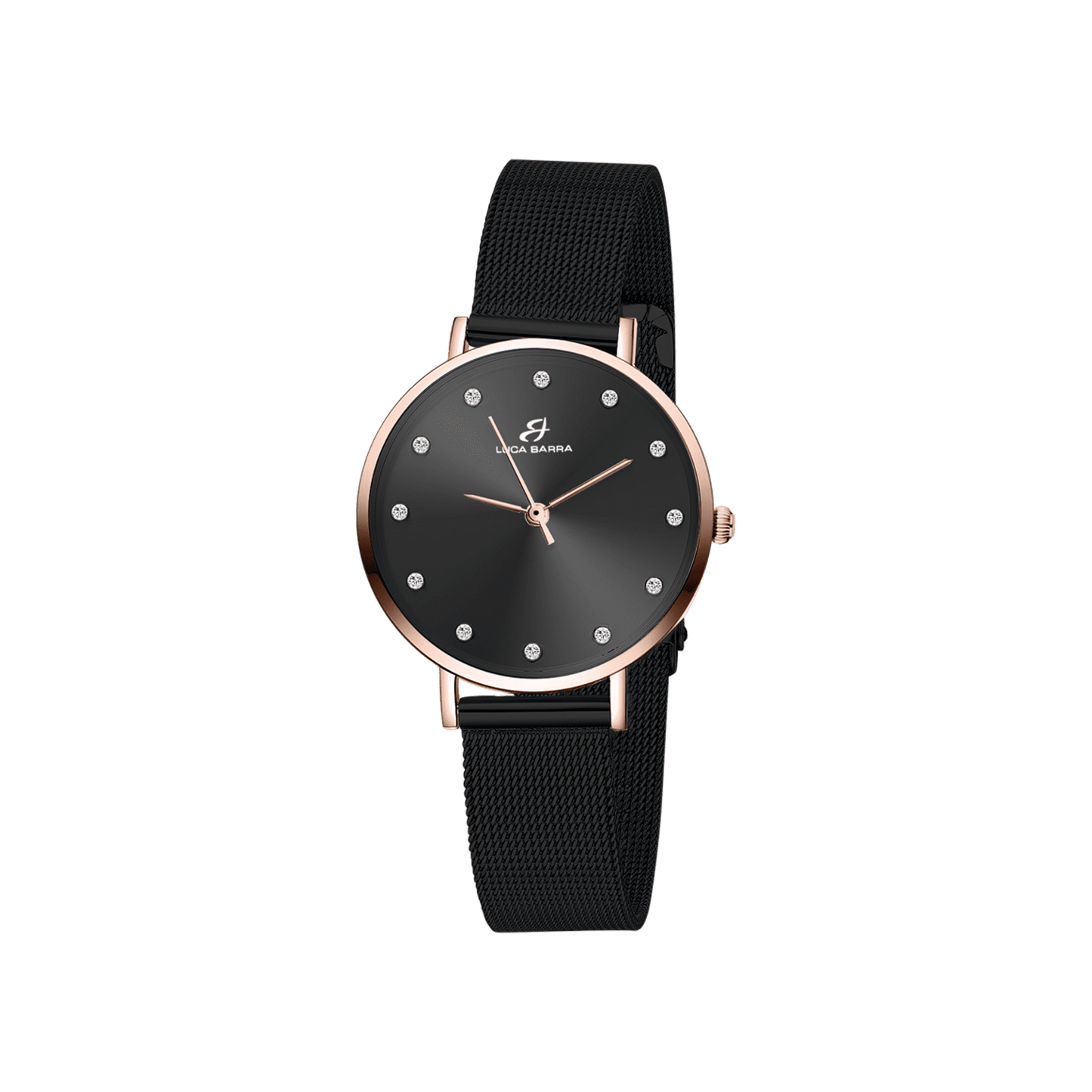 WOMEN'S PINK STEEL WATCH WITH PINK STEEL CASE