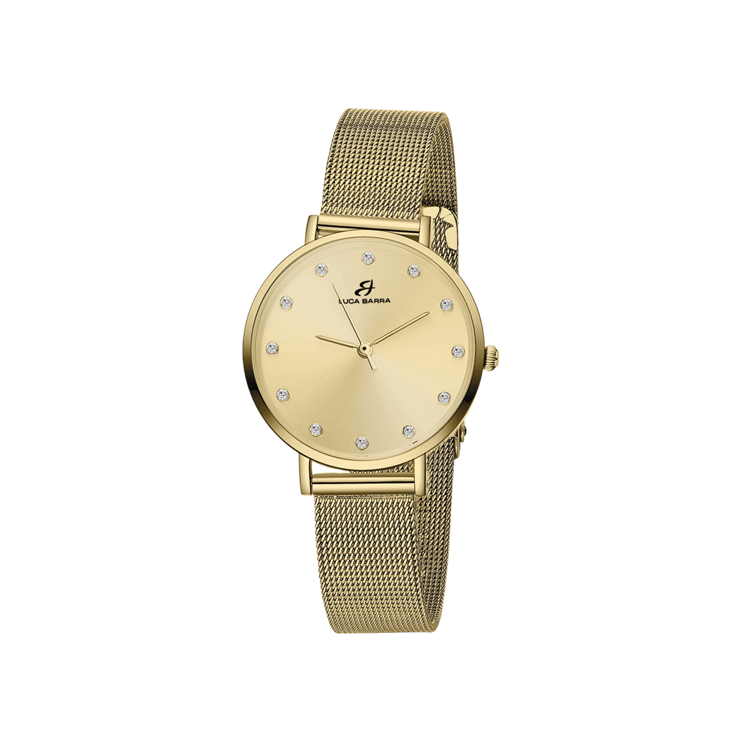 WOMEN'S PINK STEEL WATCH WITH PINK STEEL CASE