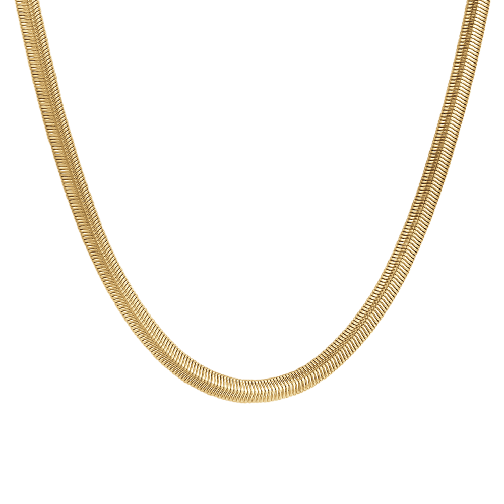 COLLANA DONNA IN ACCIAIO IP GOLD