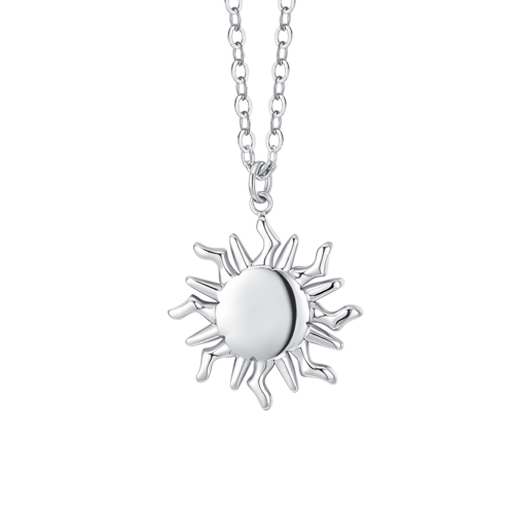 COLLANA DONNA IN ACCIAIO CON SOLE