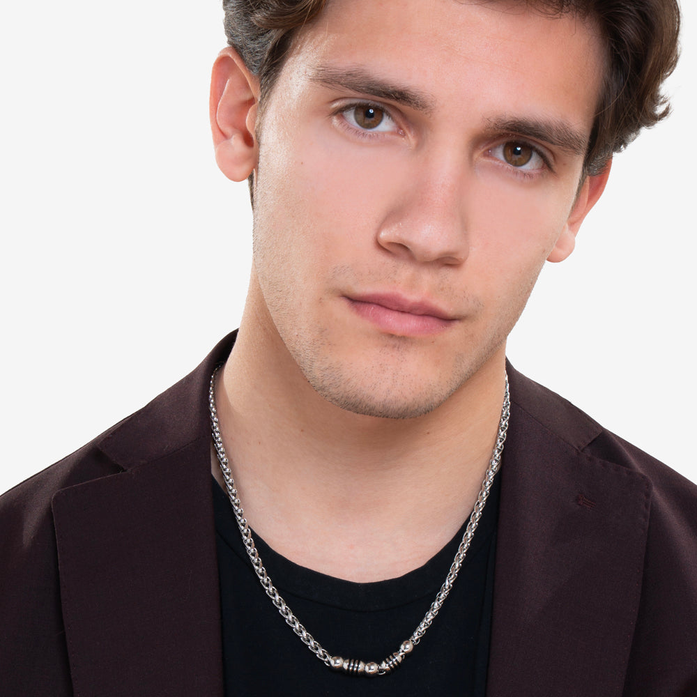 STEEL MEN'S NECKLACE