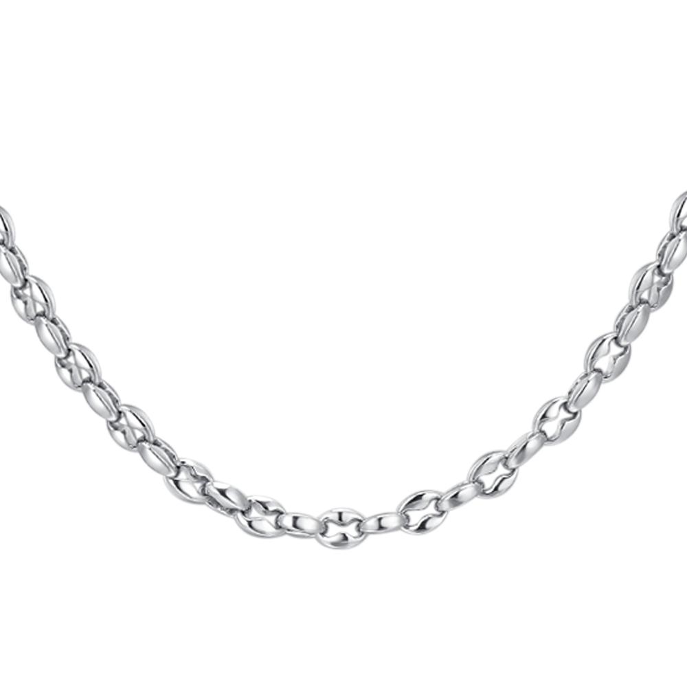 STEEL MEN'S NECKLACE WITH ANCHOR