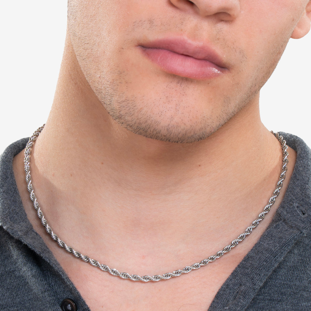 STEEL MEN'S NECKLACE