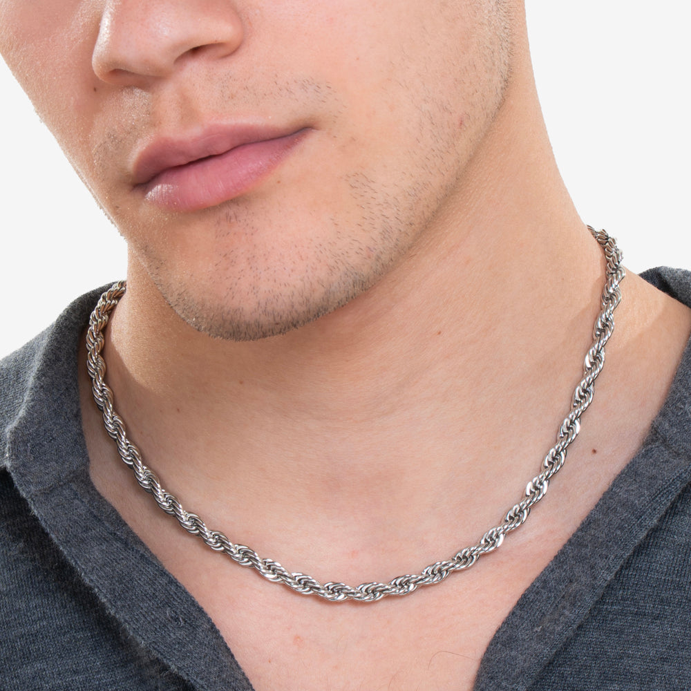 STEEL MEN'S NECKLACE
