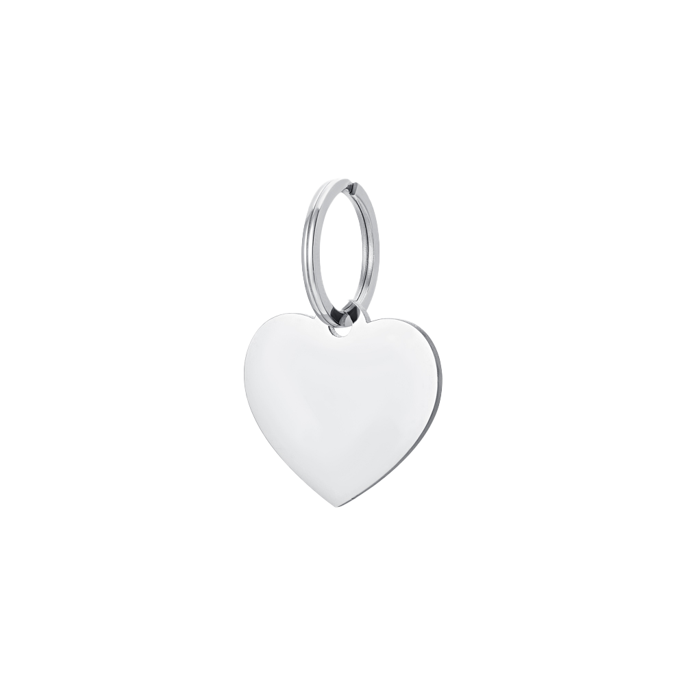 CUSTOMIZABLE DOG AND CAT HEART TAG