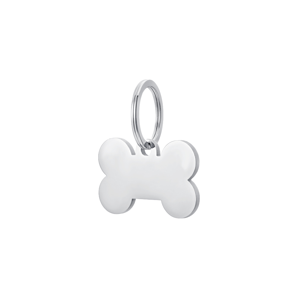 CUSTOMIZABLE DOG AND CAT BONE TAG