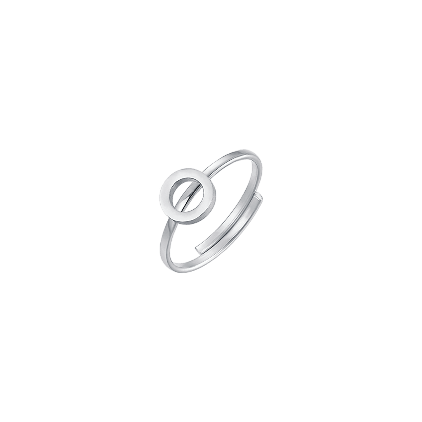 WOMAN STEEL RING WITH LETTER