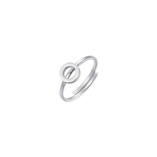 WOMAN STEEL RING WITH LETTER