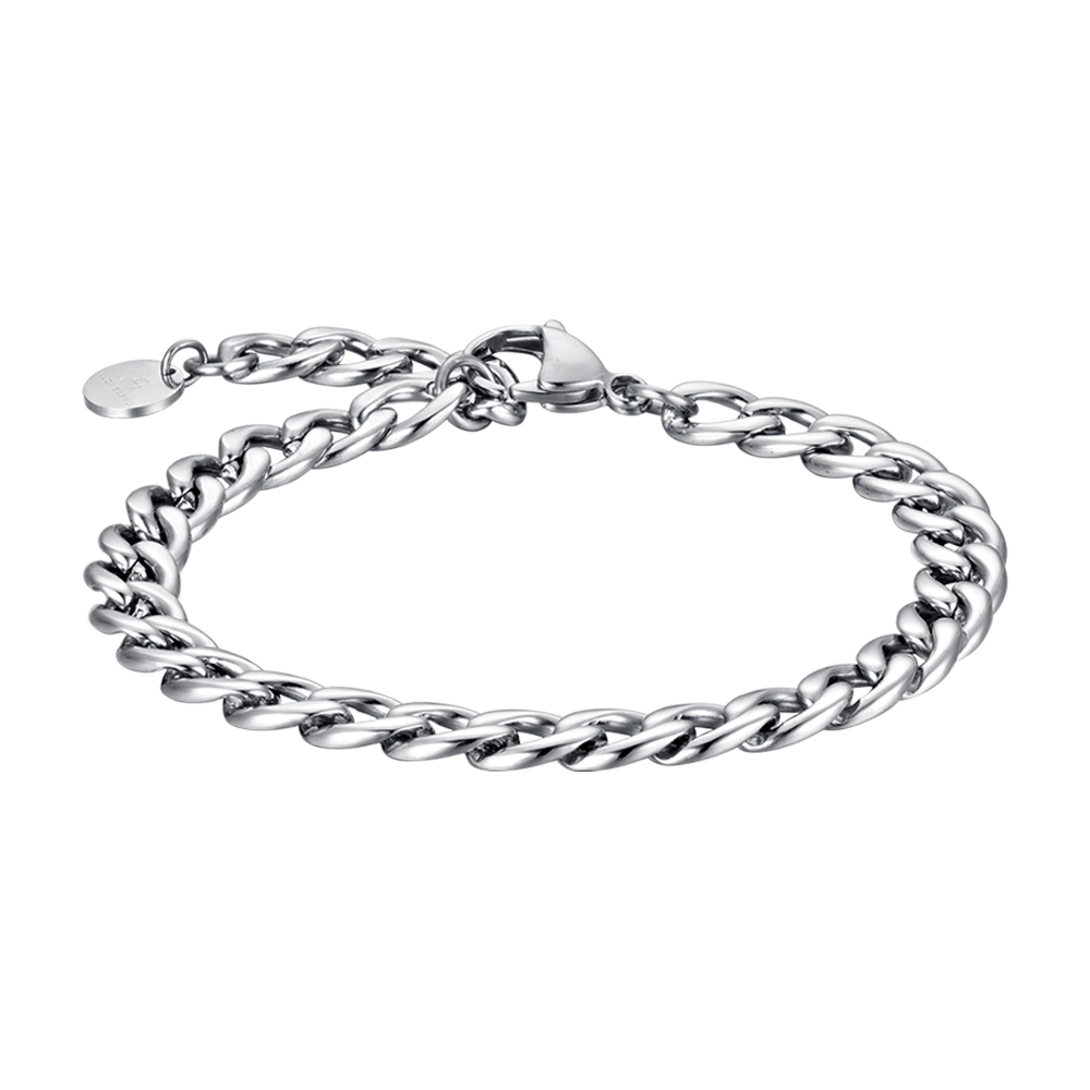 men's steel mesh silver bracelet Luca Barra