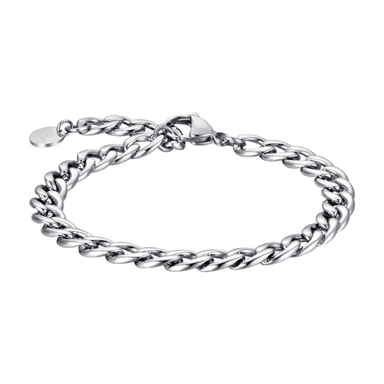 men's steel mesh silver bracelet Luca Barra