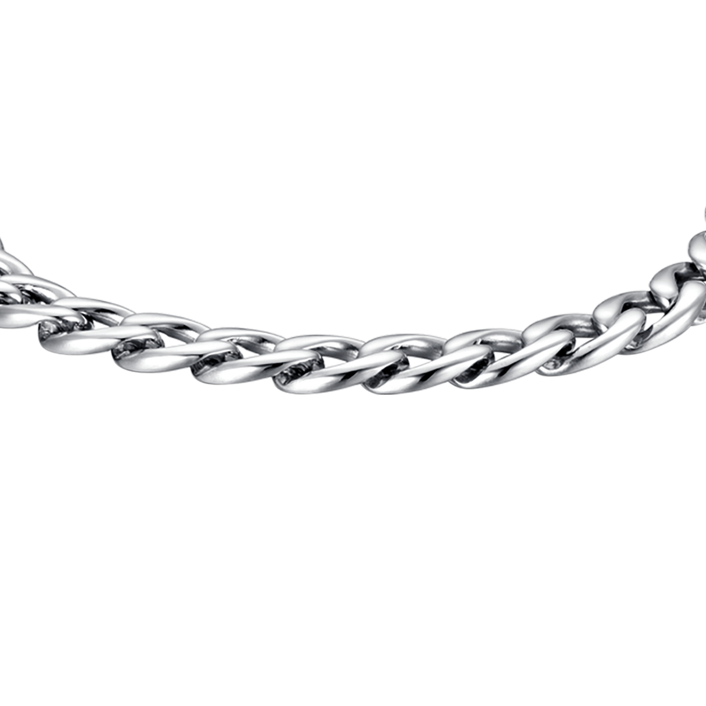 SILVER MESH STEEL MEN'S BRACELET