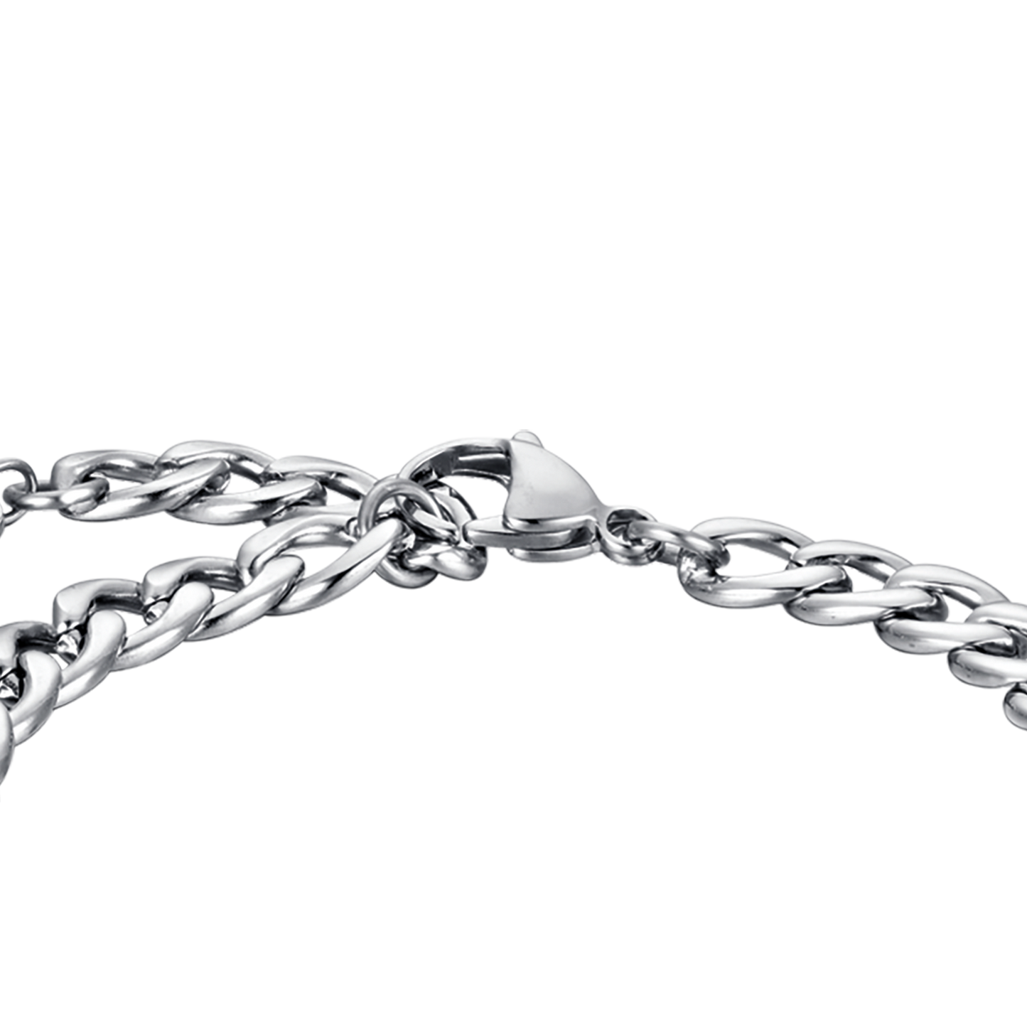 SILVER MESH STEEL MEN'S BRACELET