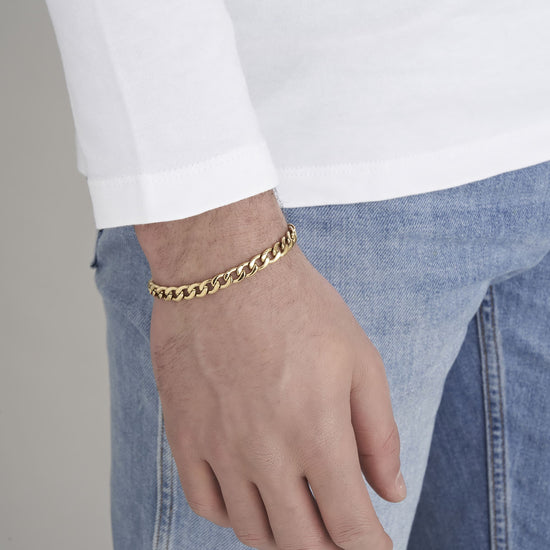 SILVER MESH STEEL MEN'S BRACELET