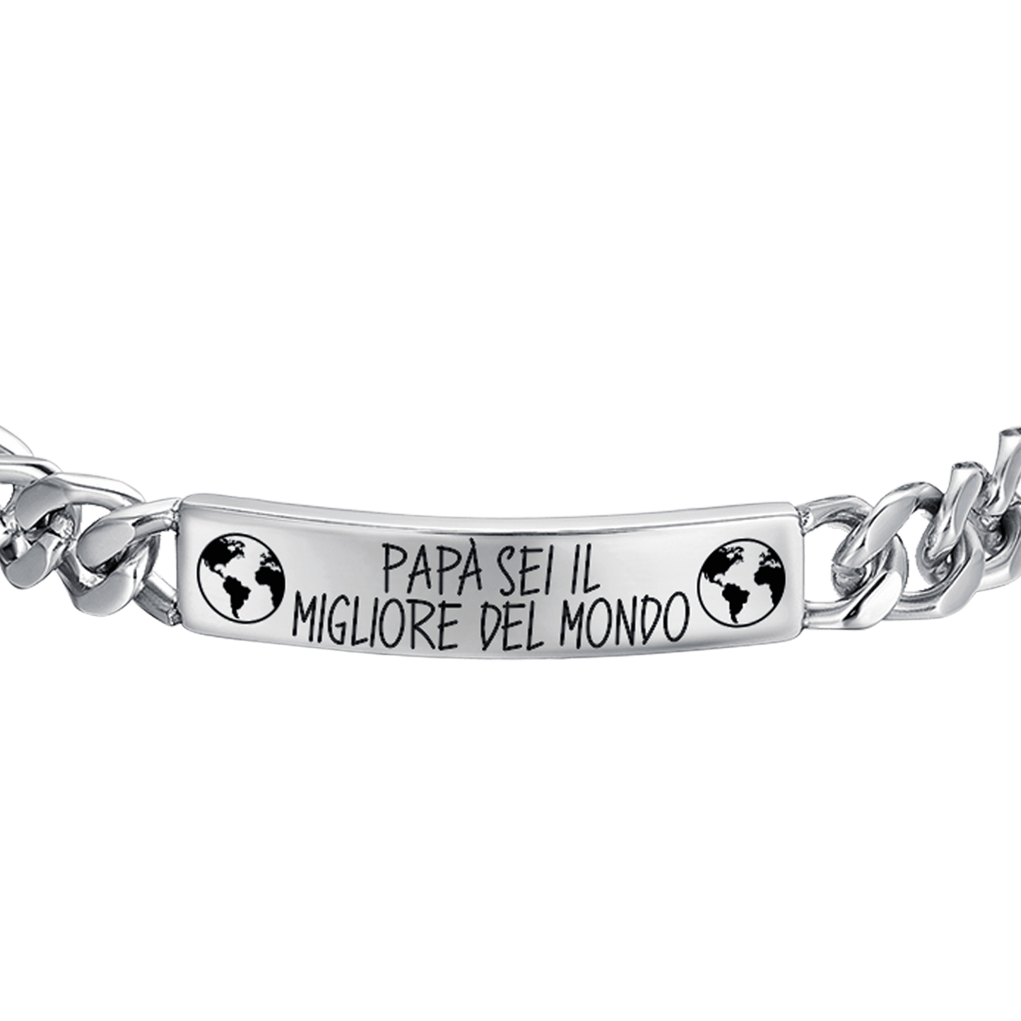 STEEL MEN'S BRACELET DAD YOU ARE THE BEST IN THE WORLD