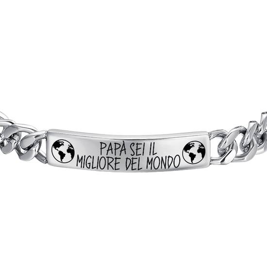 STEEL MEN'S BRACELET DAD YOU ARE THE BEST IN THE WORLD
