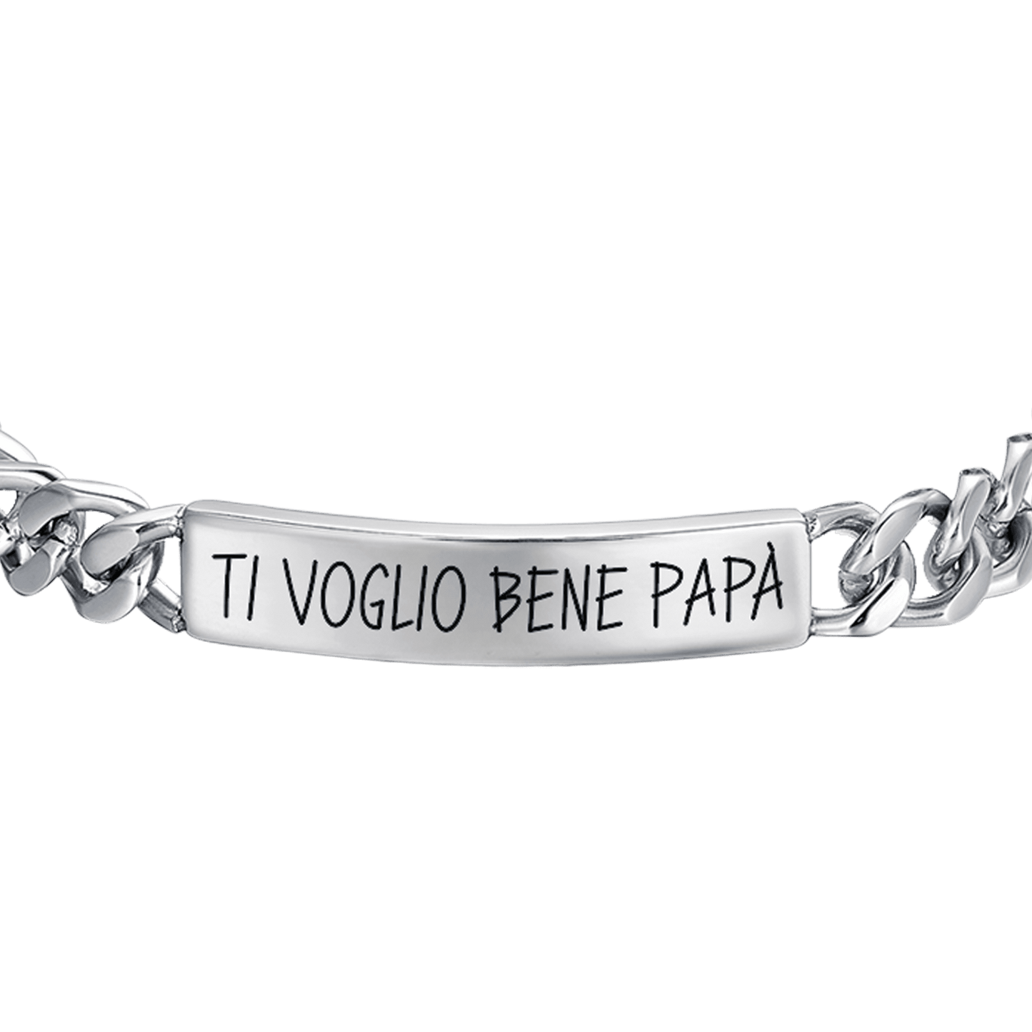 STEEL MEN'S BRACELET I LOVE YOU DAD