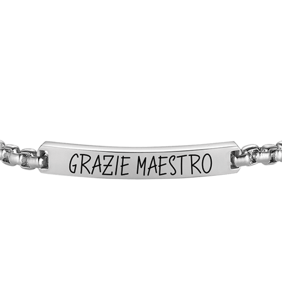 STEEL MEN'S GRACE MASTER BRACELET WITH PLATE