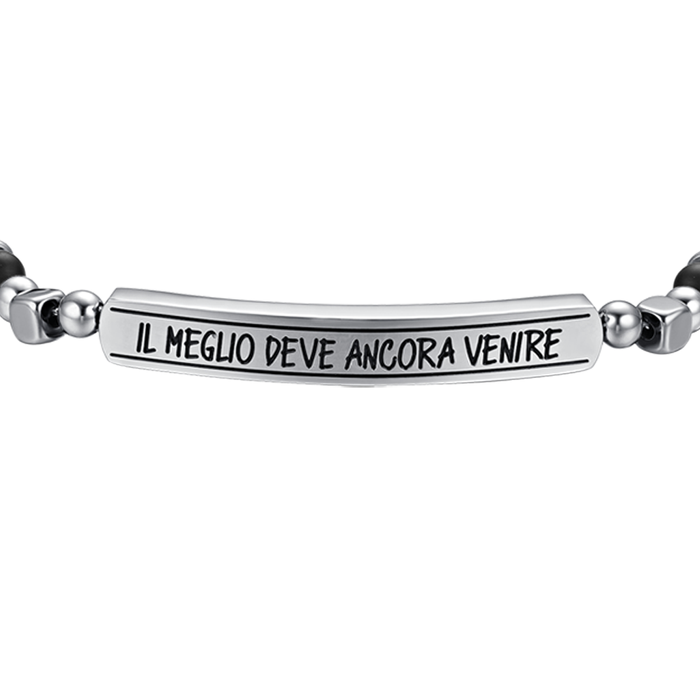 STEEL MEN'S BRACELET THE BEST IS YET TO COME