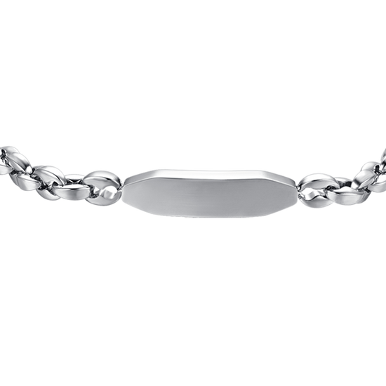 STEEL MEN'S BRACELET WITH ELEMENT