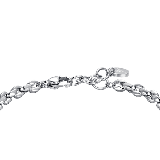 STEEL MEN'S BRACELET WITH ELEMENT