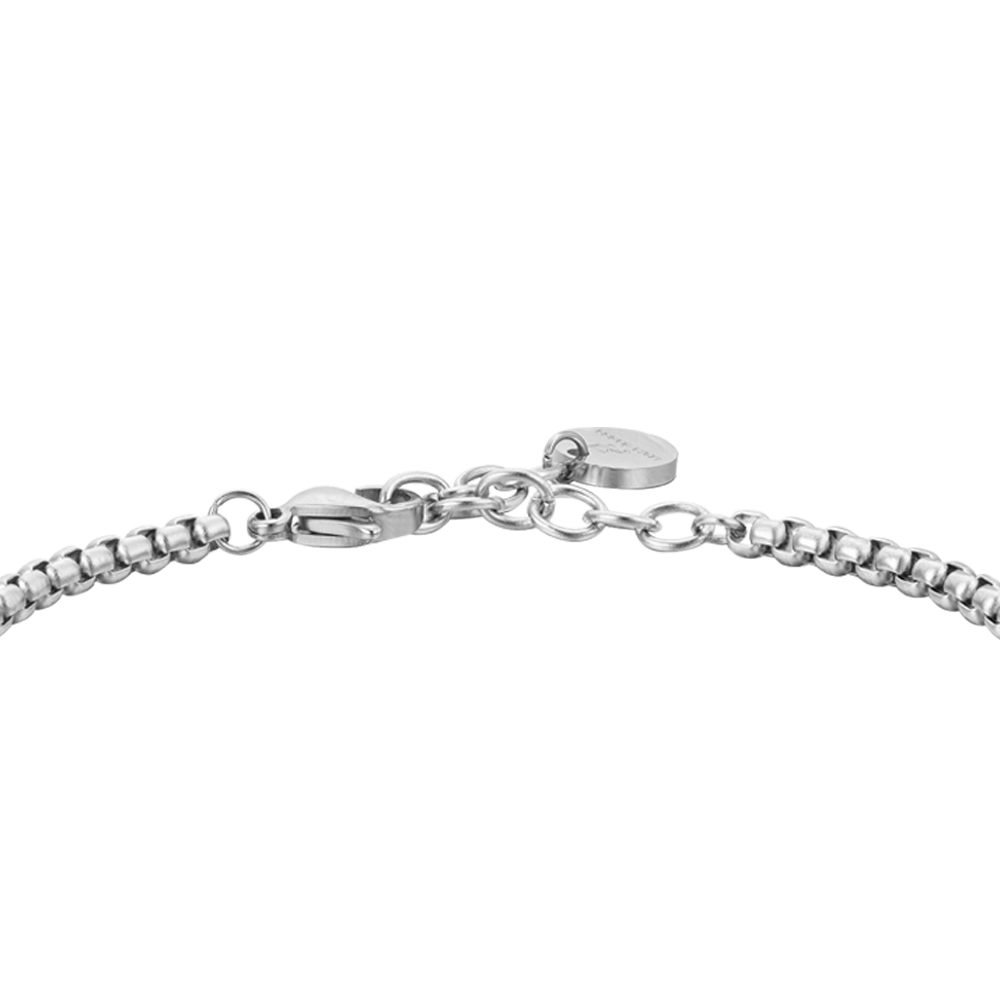 MEN'S STEEL BRACELET TURQUOISE STONES