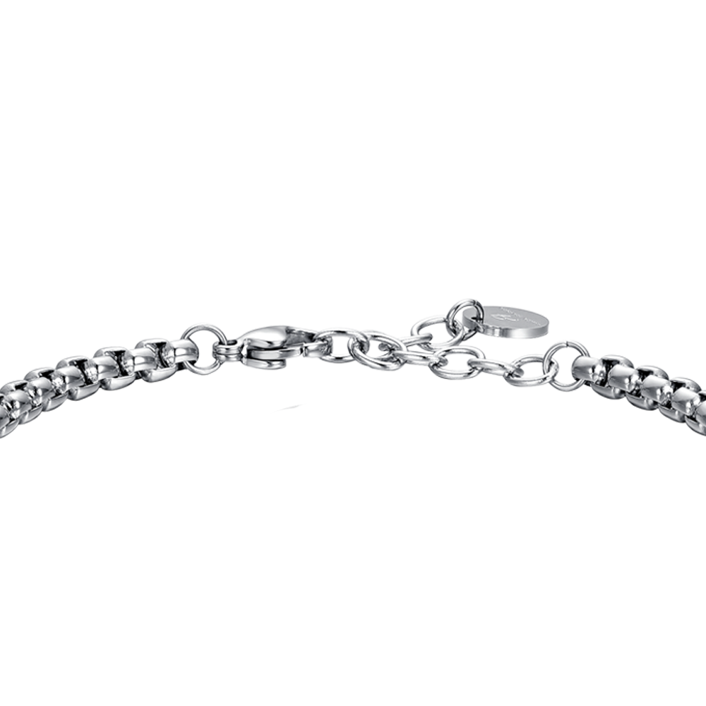 STEEL MEN'S WIND ROSE IP ROSE BRACELET