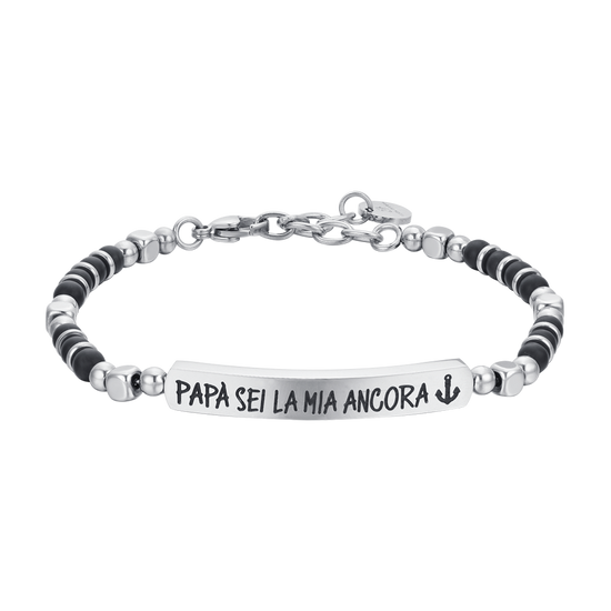 STEEL MEN'S BRACELET DADDY YOU ARE MY ANCHOR