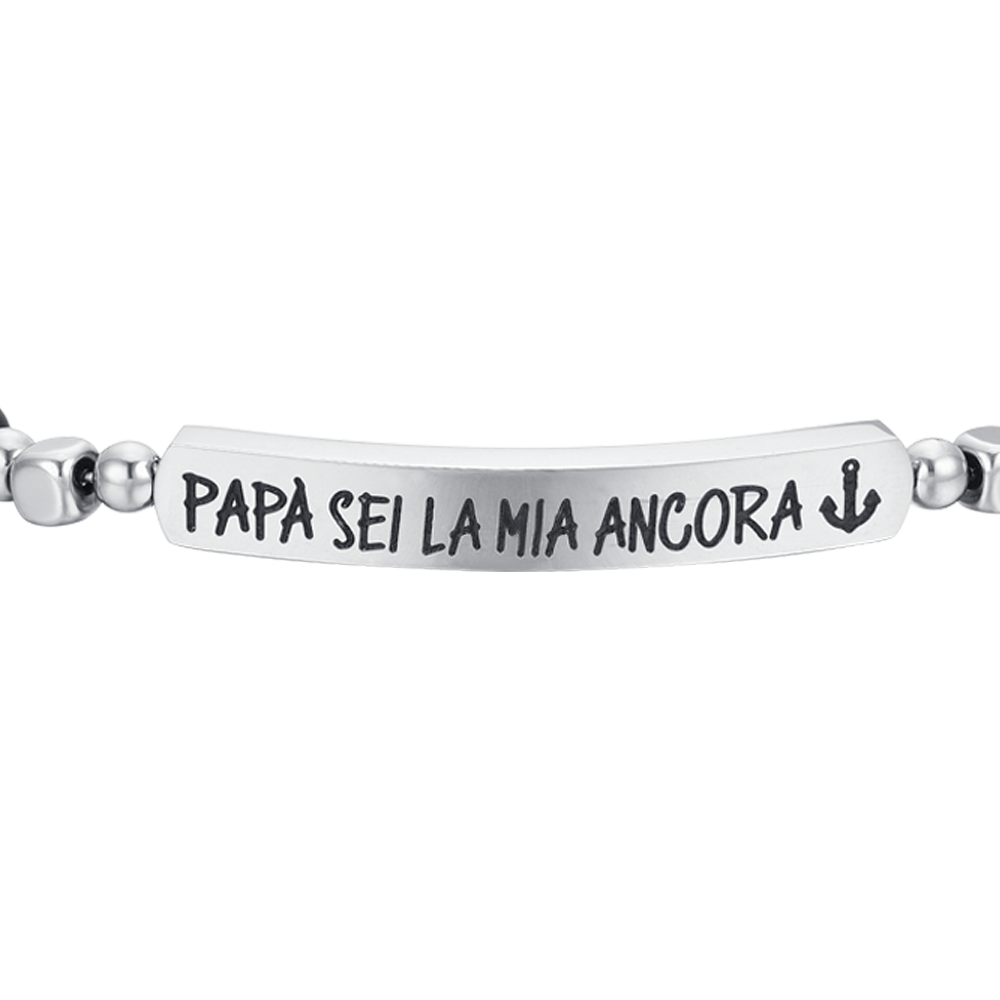 STEEL MEN'S BRACELET DADDY YOU ARE MY ANCHOR
