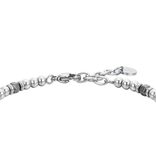 GRAY HEMATITE STEEL MEN'S BRACELET