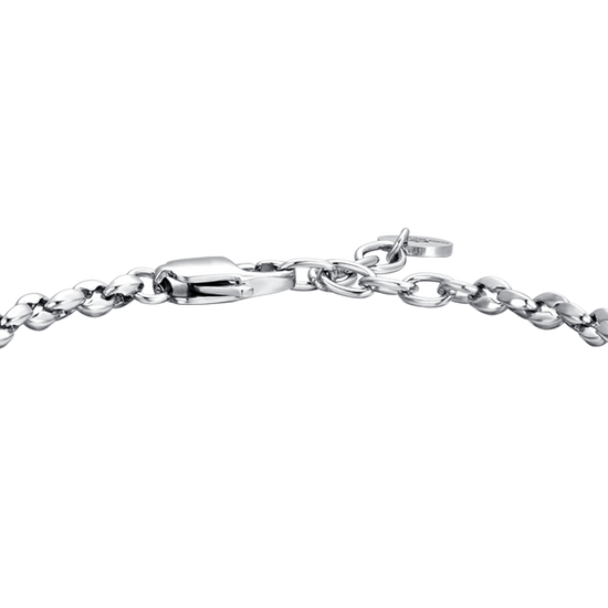 MAN'S BRACELET IN STEEL WITH ANCHOR Luca Barra