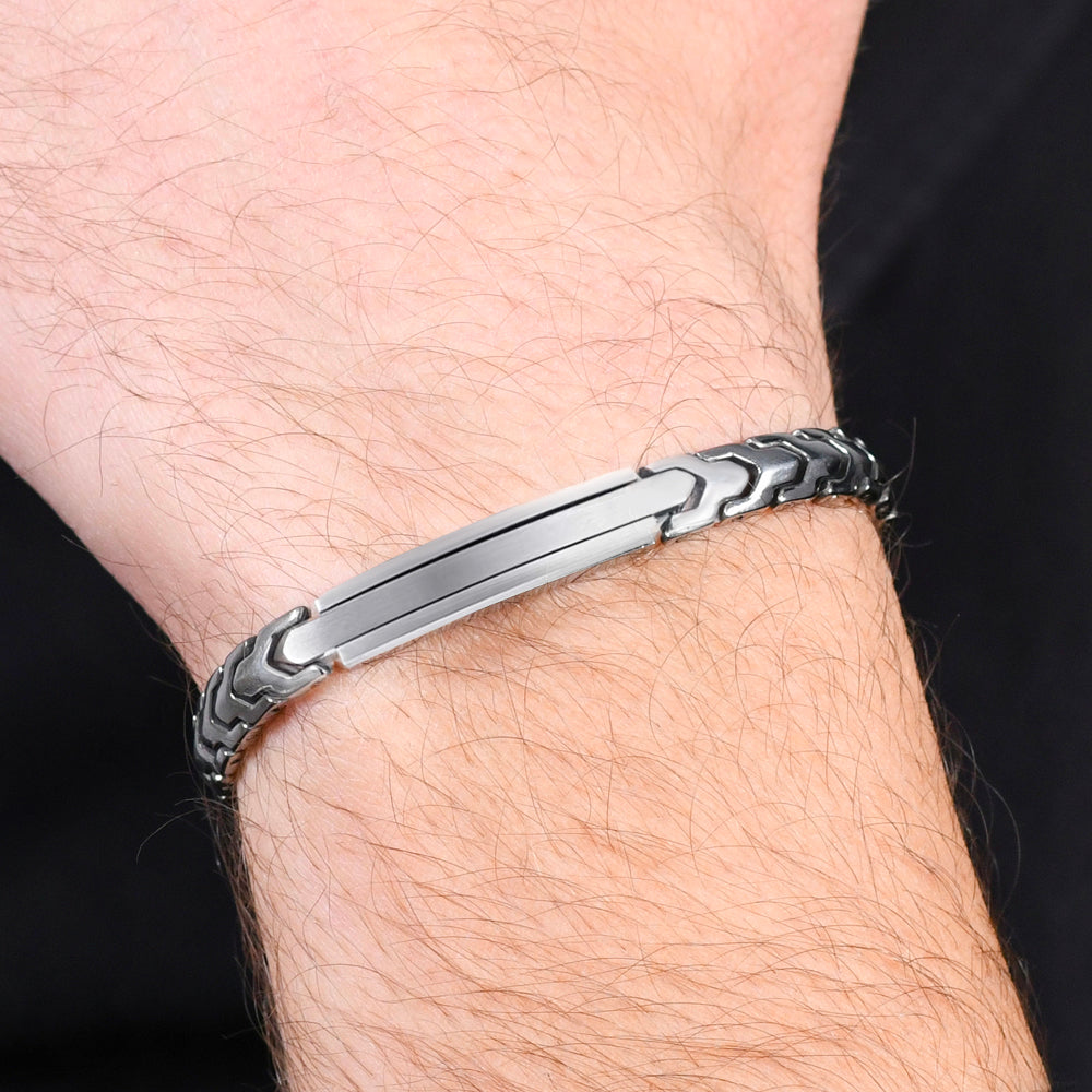 MAN'S BRACELET IN STEEL Luca Barra