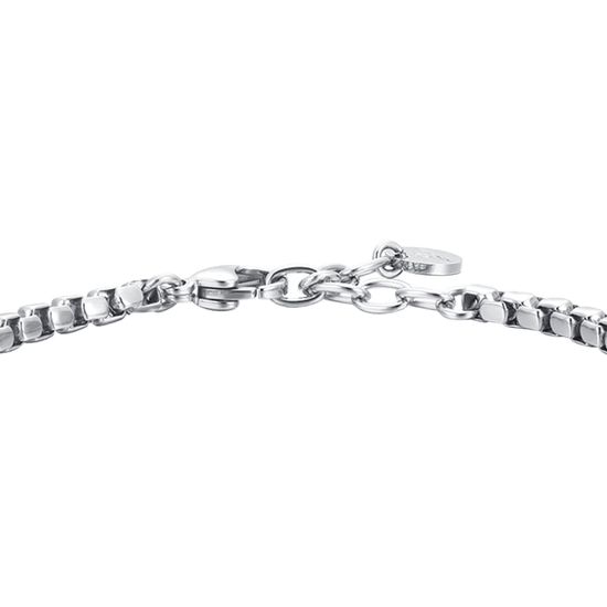 Carica immagine nella Galleria BRACCIALE UOMO IN ACCIAIO PIASTRA IP BLACK
