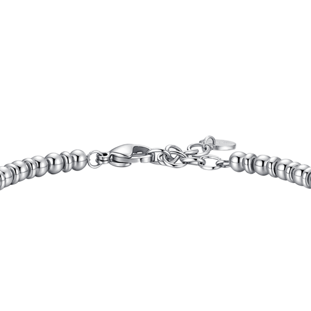 BRACCIALE UOMO IN ACCIAIO CON ELEMENTI IN ACCIAIO CON EFFETTO VINTAGE