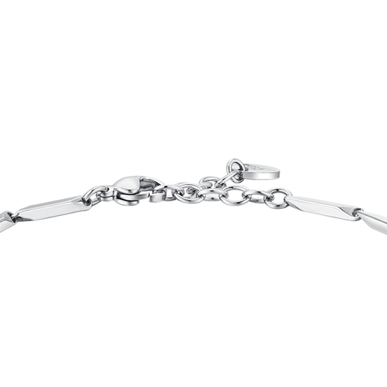 STEEL MEN'S BRACELET WITH TURQUOISE STONES
