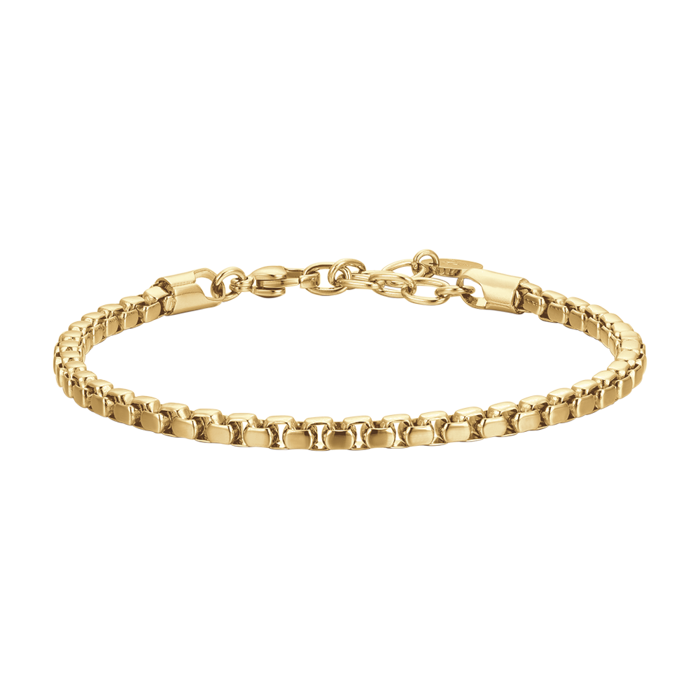 IP GOLD STEEL MEN'S BRACELET