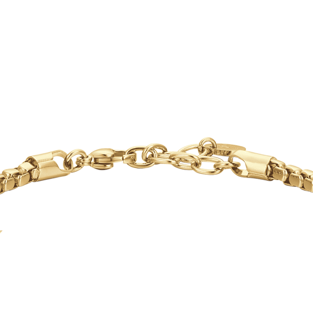 IP GOLD STEEL MEN'S BRACELET