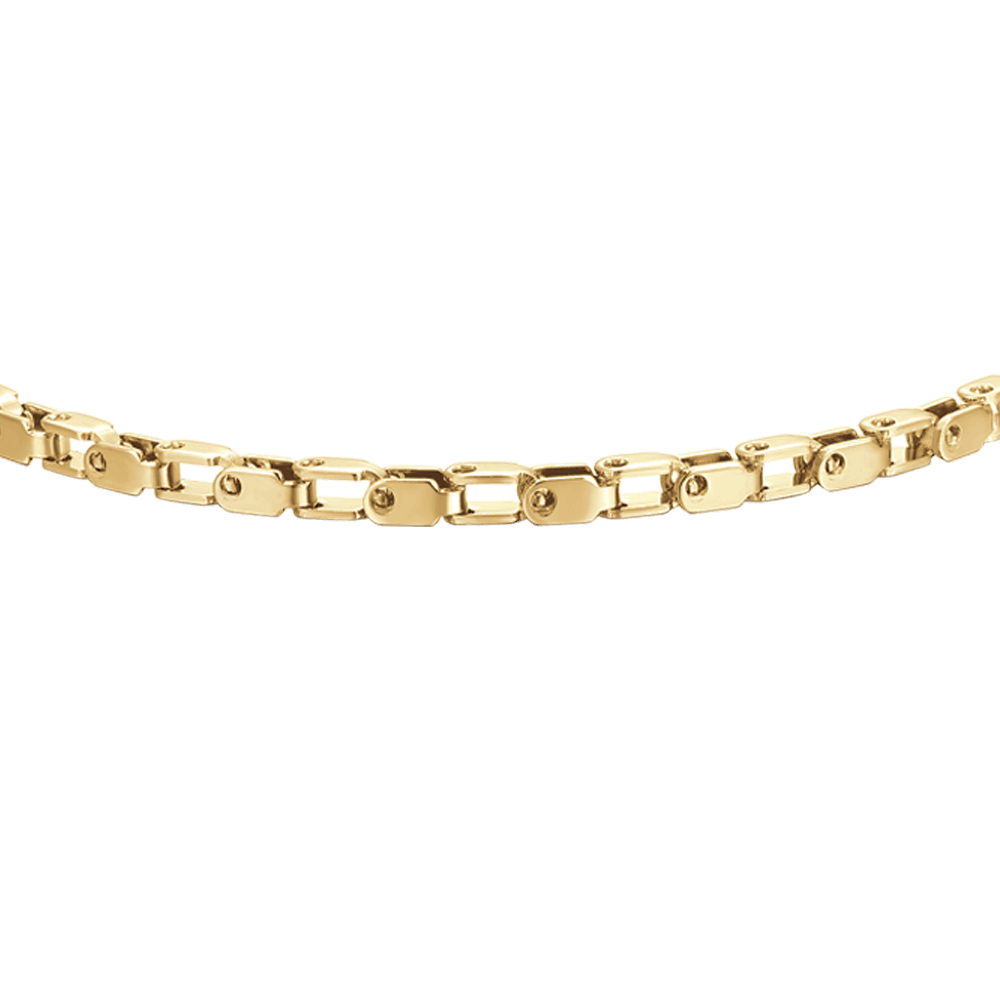 IP GOLD STEEL MEN'S BRACELET