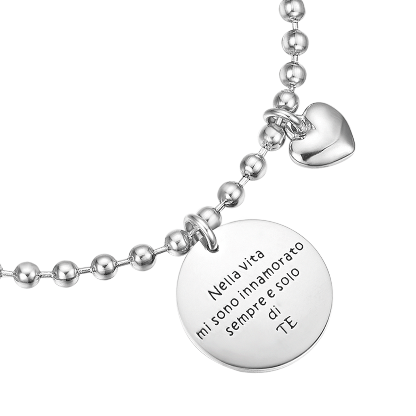 ACC BRACELET. WITH PENDANT IN LIFE I ONLY EVER FELL IN LOVE WITH YOU