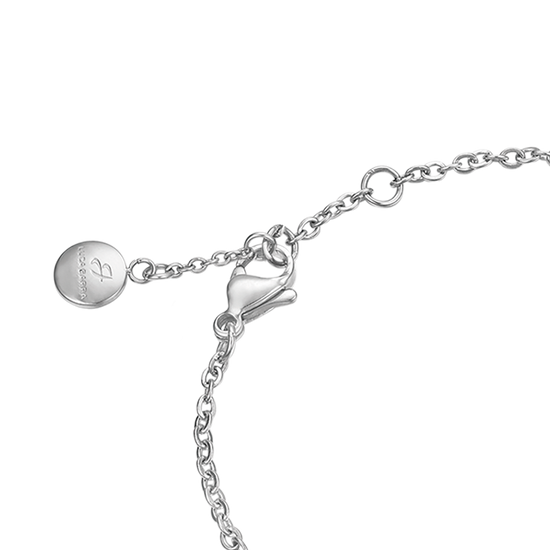 WOMEN'S STEEL BRACELET WITH BUTTERFLY AND CRYSTALS