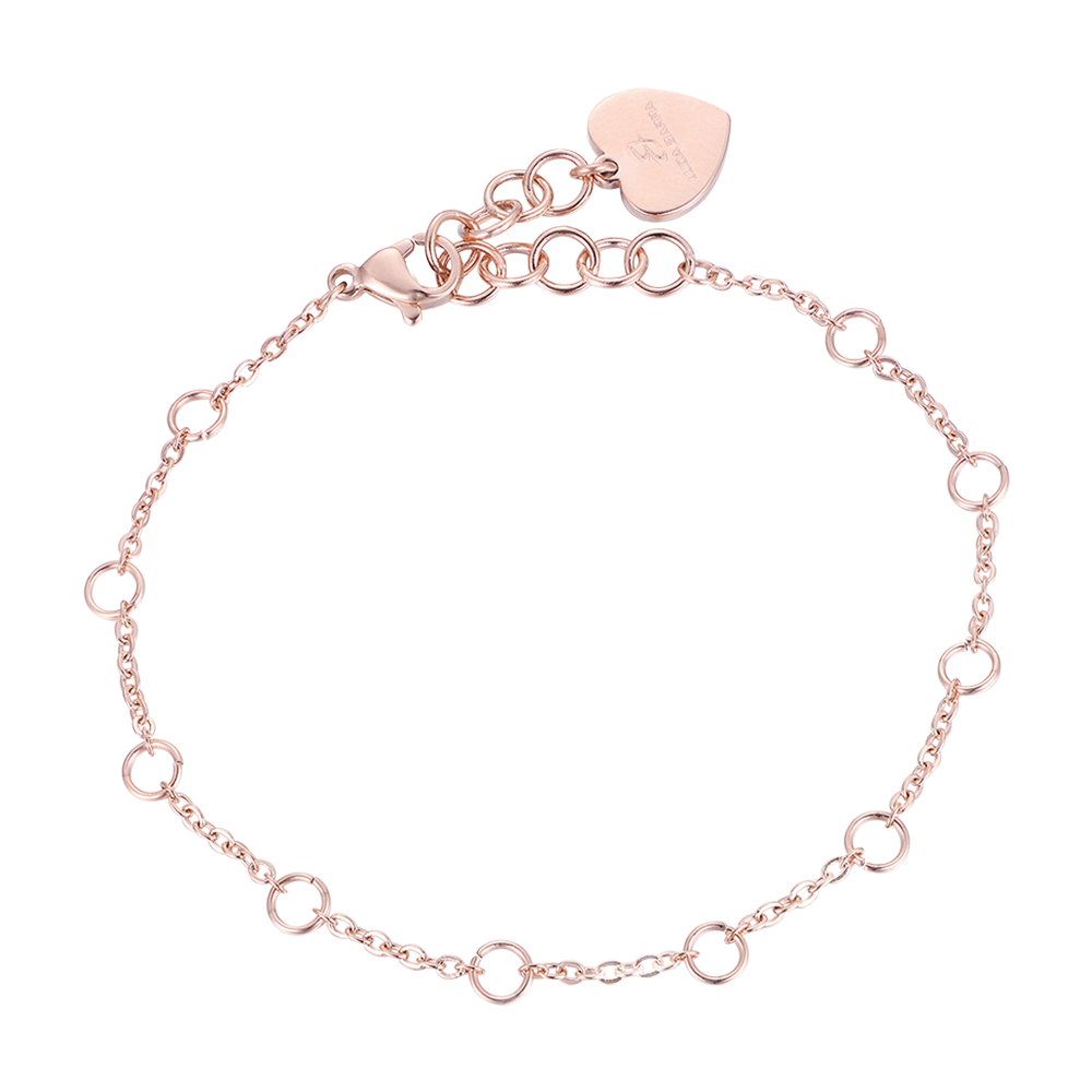 WOMEN'S STEEL BRACELET WITH CIRCLES
