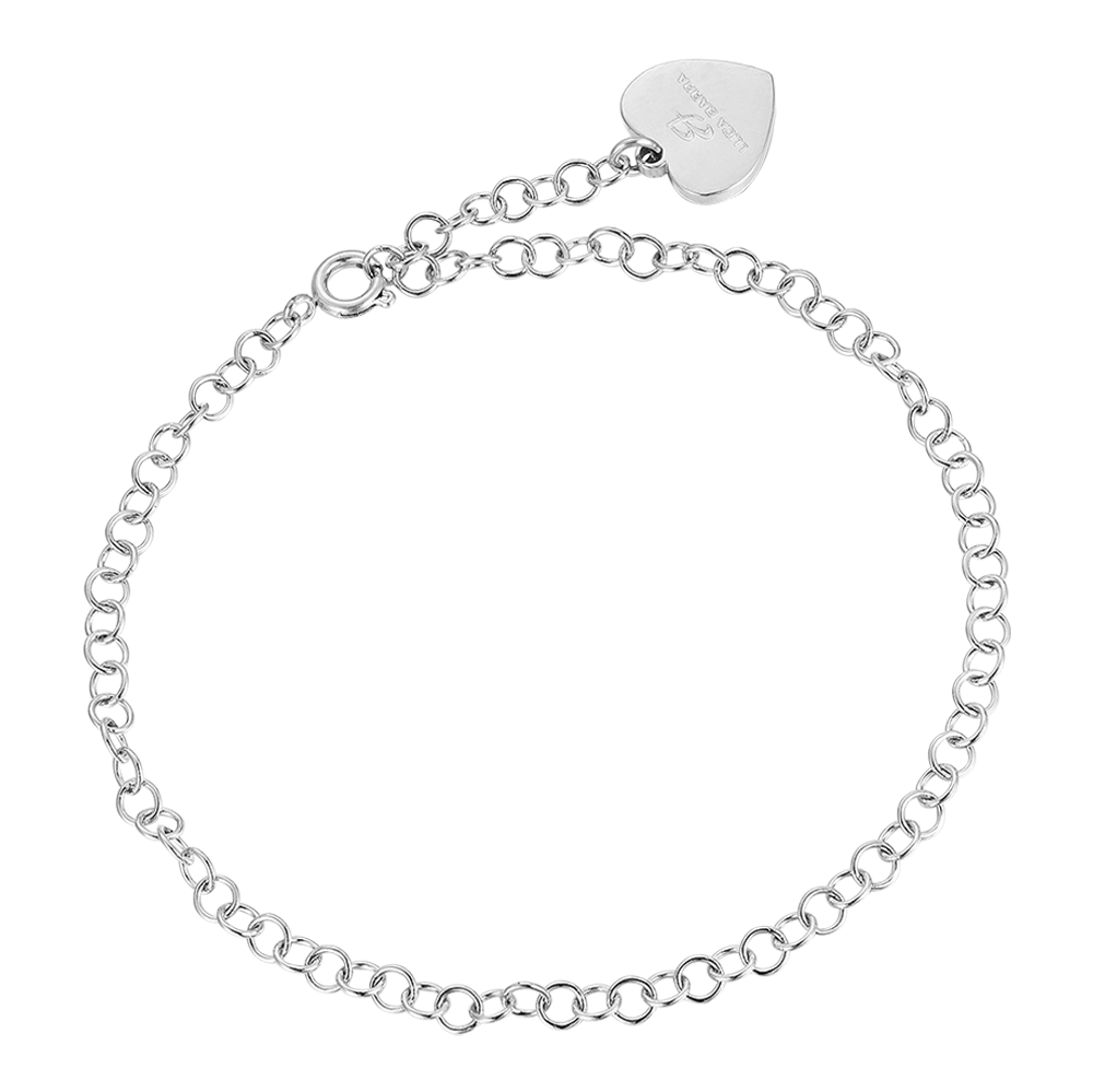 WOMAN'S BRACELET IN STEEL WITH SMALL RIMS Luca Barra