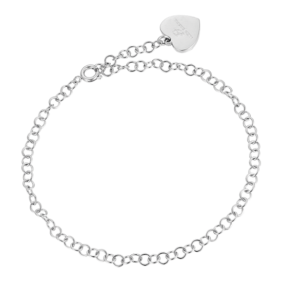 WOMAN'S BRACELET IN STEEL WITH SMALL RIMS Luca Barra